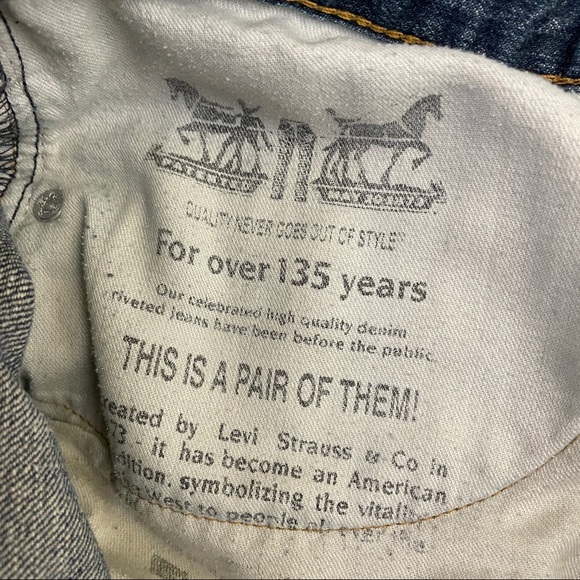 Levi's 559 Jeans Vintage Denim Jeans 32X30 - Picture 5 of 8